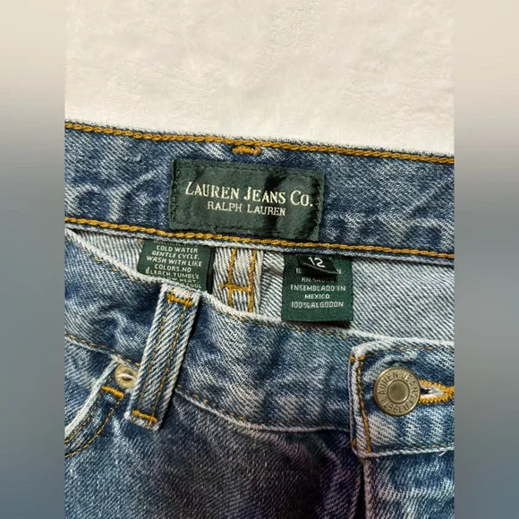 Vintage Ralph Lauren Dark Blue Bootcut Jeans - Picture 6 of 8